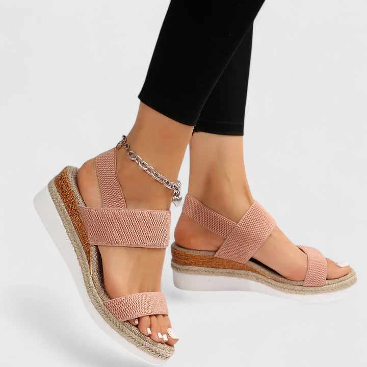 Signe | Women's Open Toe Flat Profile Sandal