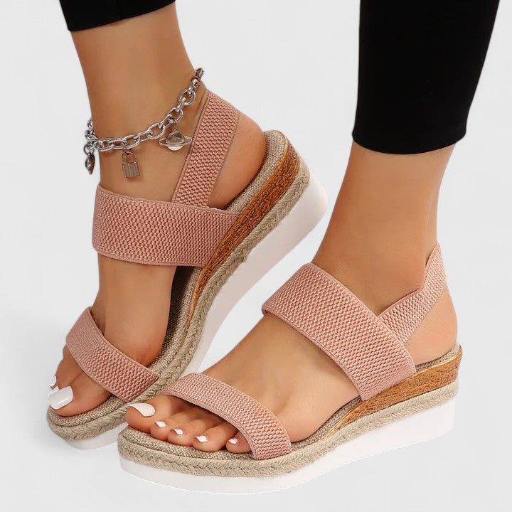 Signe | Women's Open Toe Flat Profile Sandal