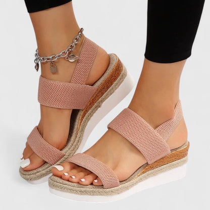 Signe | Women's Open Toe Flat Profile Sandal