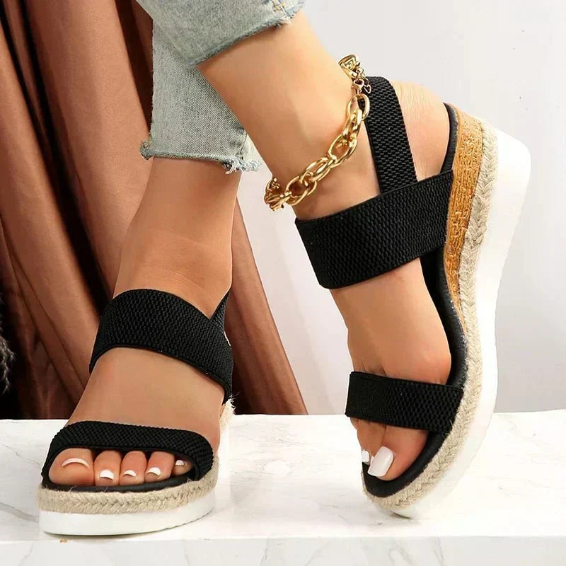 Simone | Women's Textured Wedge Sandal