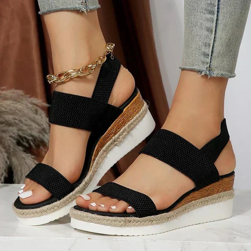 Simone | Women's Textured Wedge Sandal