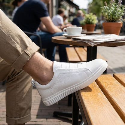 Erasmus | Men's Smooth Lace Up Sneaker
