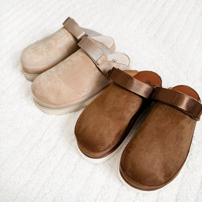 Brigitta | Women's Suede Slip on Mule