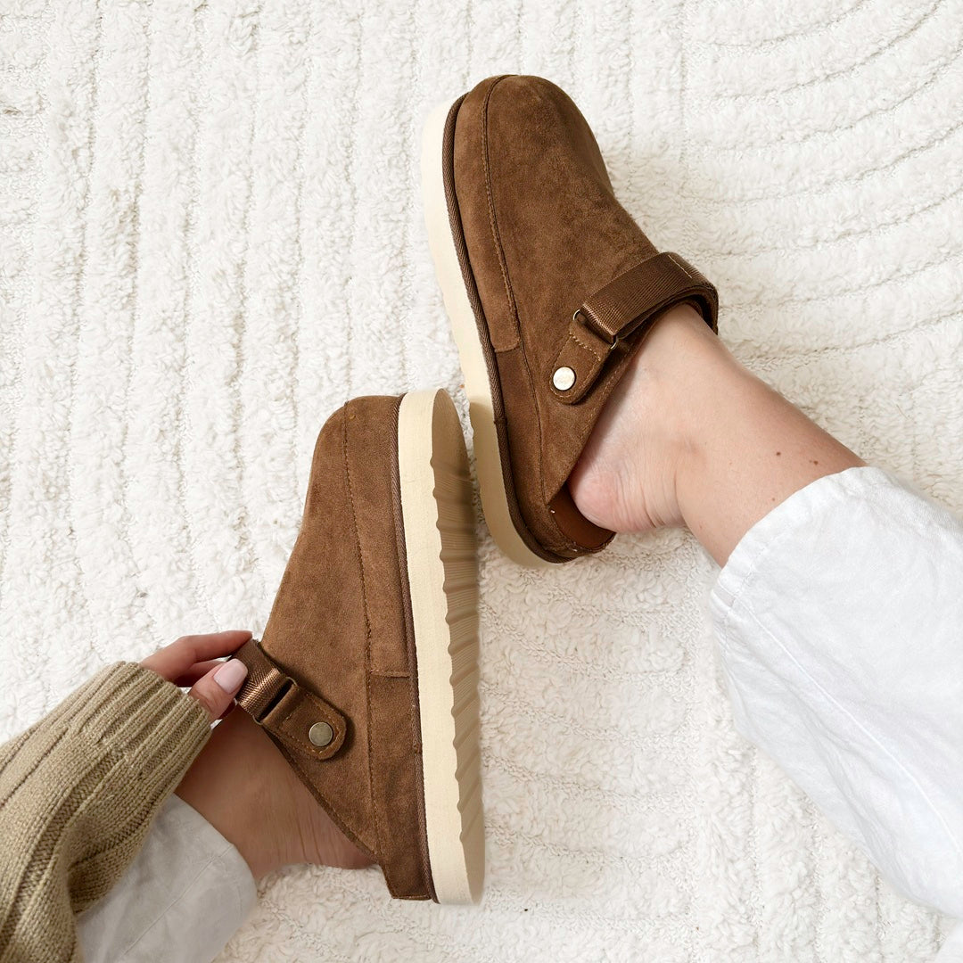 Brigitta | Women's Suede Slip on Mule