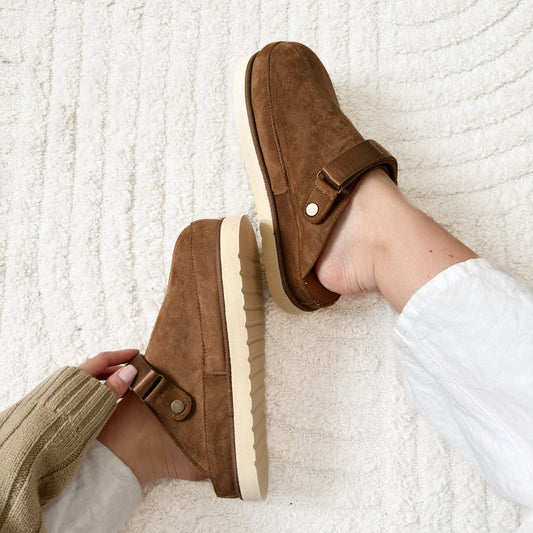 Brigitta | Women's Suede Slip on Mule
