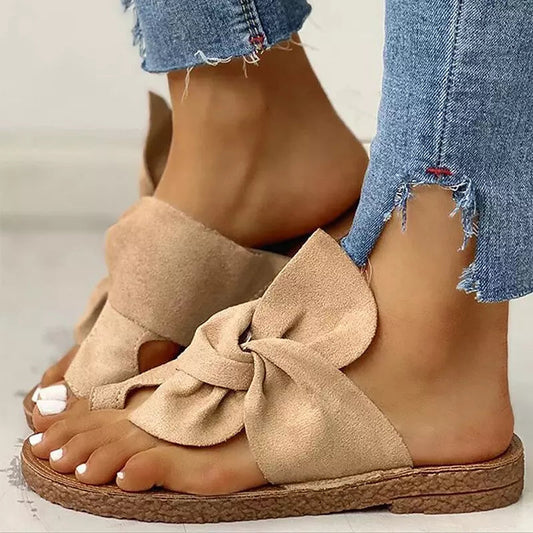 Margot | Women's Knot Flat Slipper