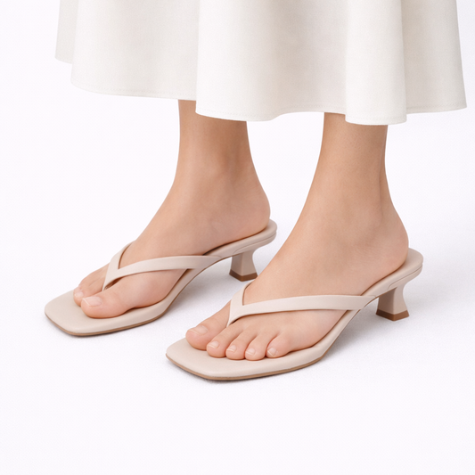Veerle | Women's Square Toe Flat Profile Slipper
