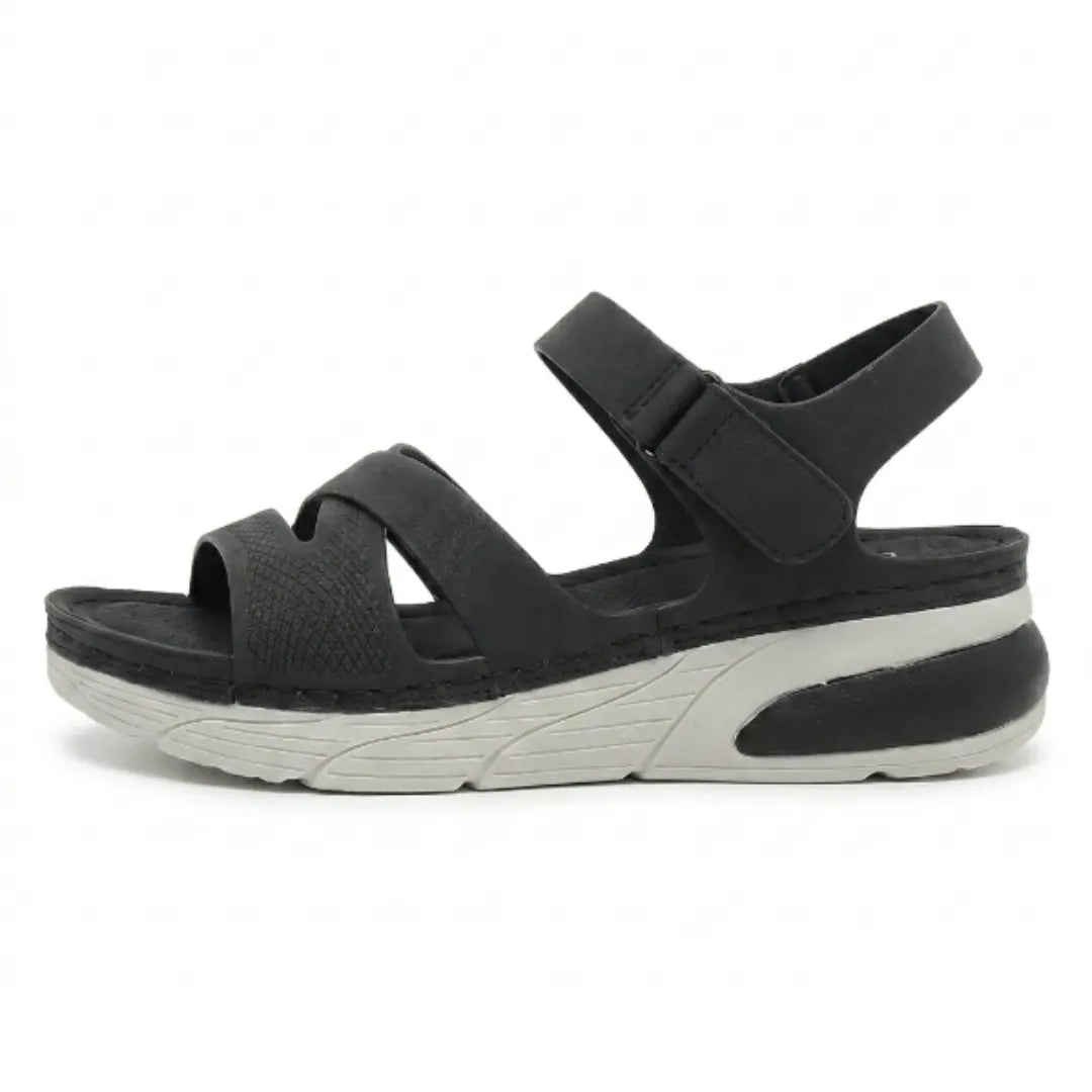 Susanna | Women's Textured Leather Look Sandal
