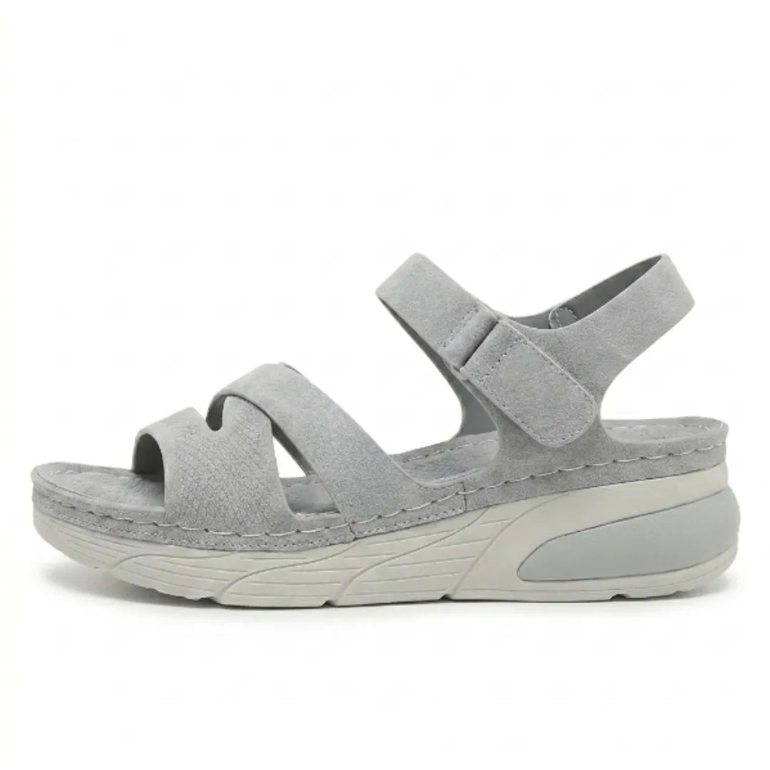 Susanna | Women's Textured Leather Look Sandal