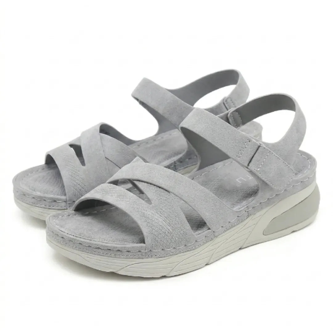 Susanna | Women's Textured Leather Look Sandal