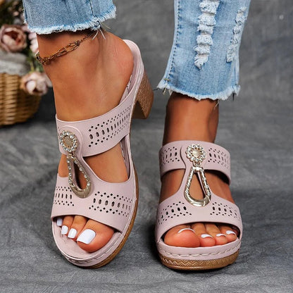 Thea | Women's Synthetic Contoured Sandal