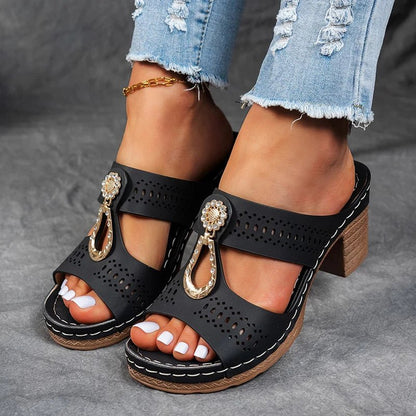 Thea | Women's Synthetic Contoured Sandal