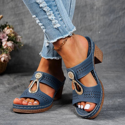 Thea | Women's Synthetic Contoured Sandal
