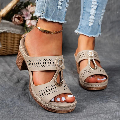 Thea | Women's Synthetic Contoured Sandal