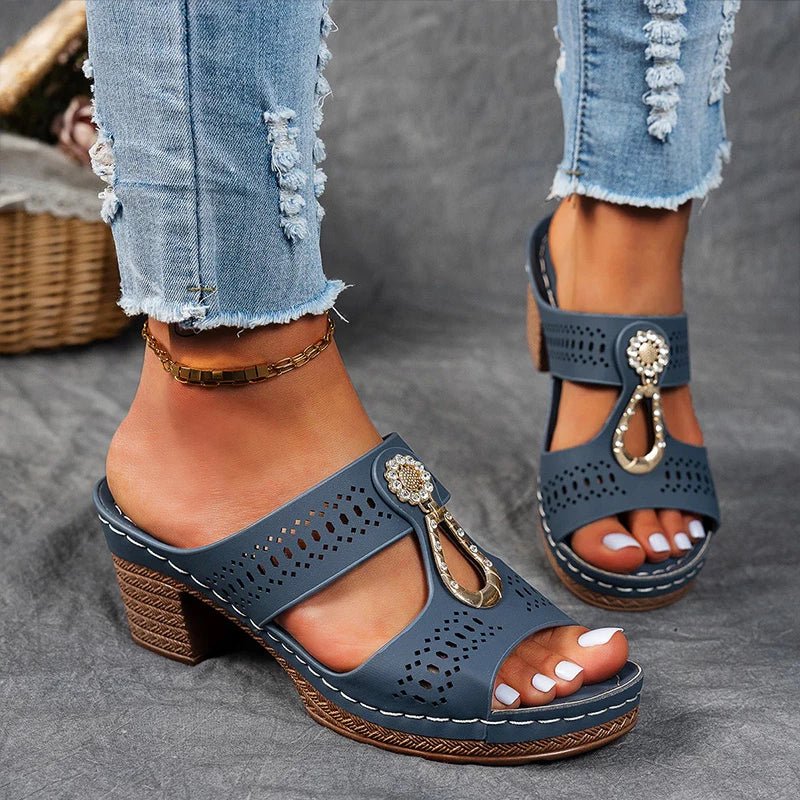 Thea | Women's Synthetic Contoured Sandal