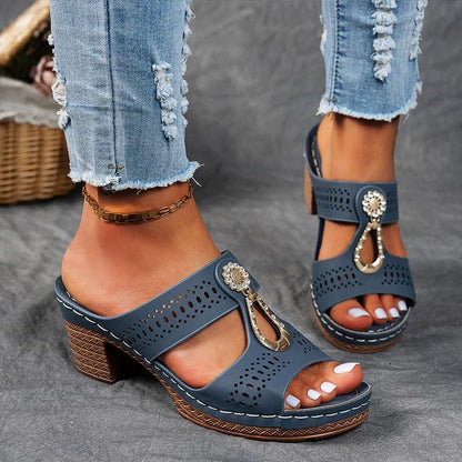 Thea | Women's Synthetic Contoured Sandal