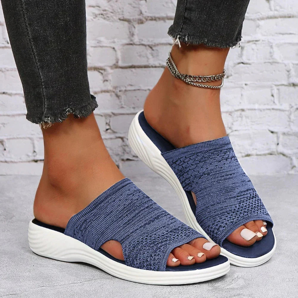 Verena | Women's Knit Slip on Sandal