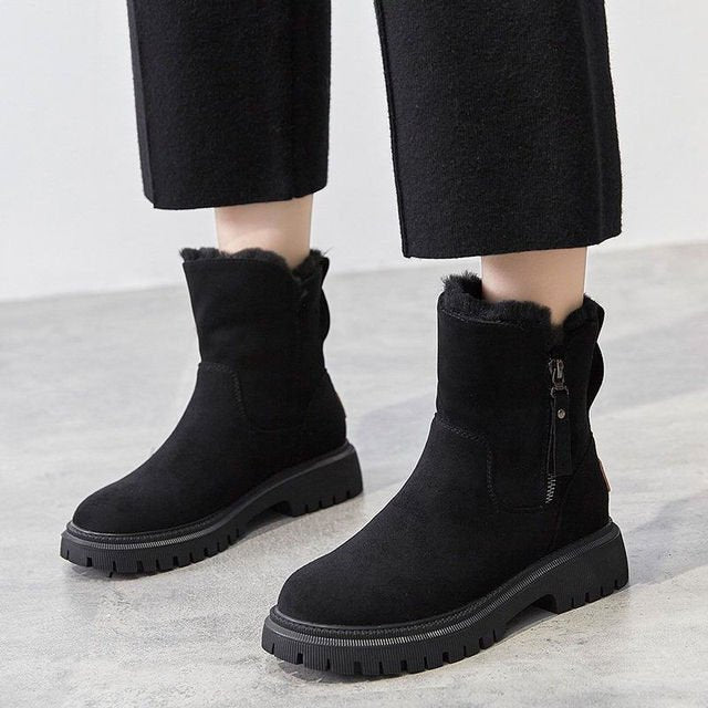Seraphina | Women's Textured Suede Winter Boot
