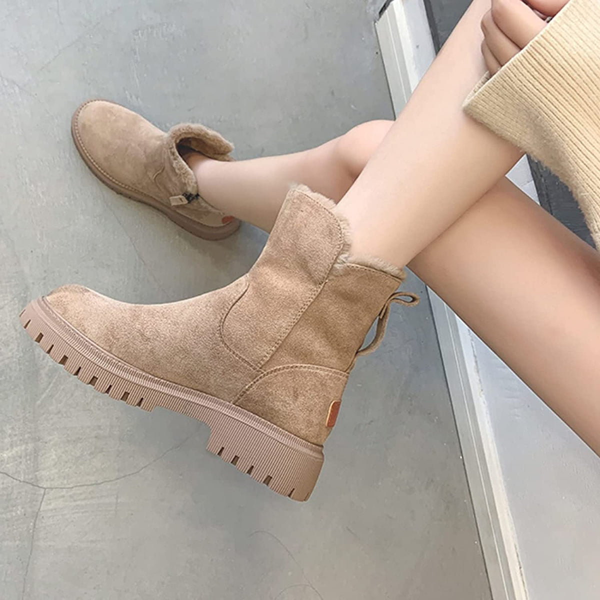 Seraphina | Women's Textured Suede Winter Boot